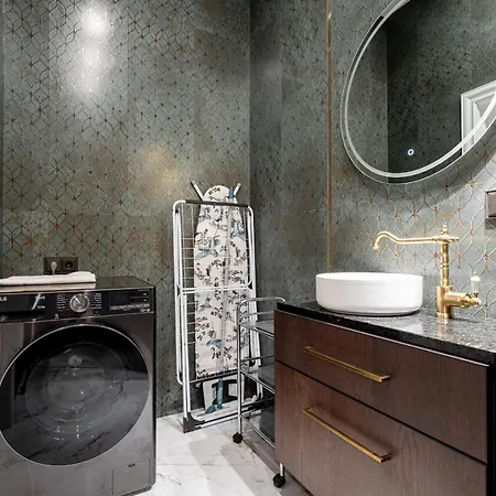 아파트 Newly Refurbished Luxurious 2 Bedroom By Reside Baltic 빌뉴스